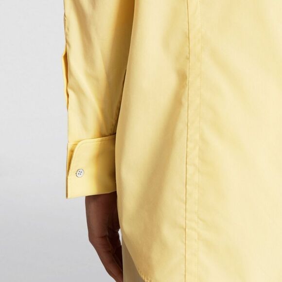 Rag & Bone Diana Poplin Button Up Shirt Oversized Yellow NEW - Picture 14 of 14